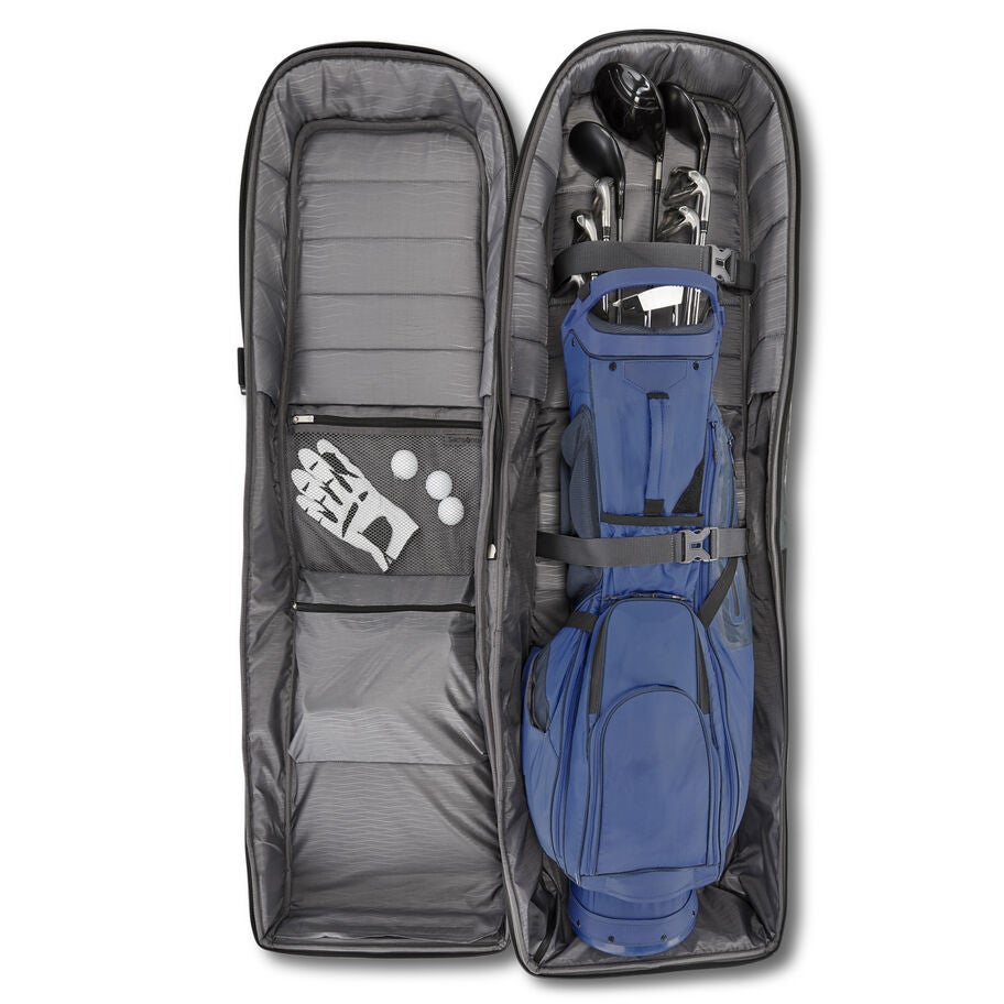 Samsonite Softside Golf Carrier Travel Golf Bag in the color Black/Graphite. image number 2